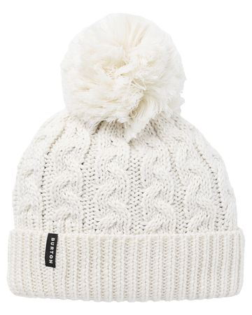 Burton Zippy Fleece Lined Beanie Stout White Shop Headwear at