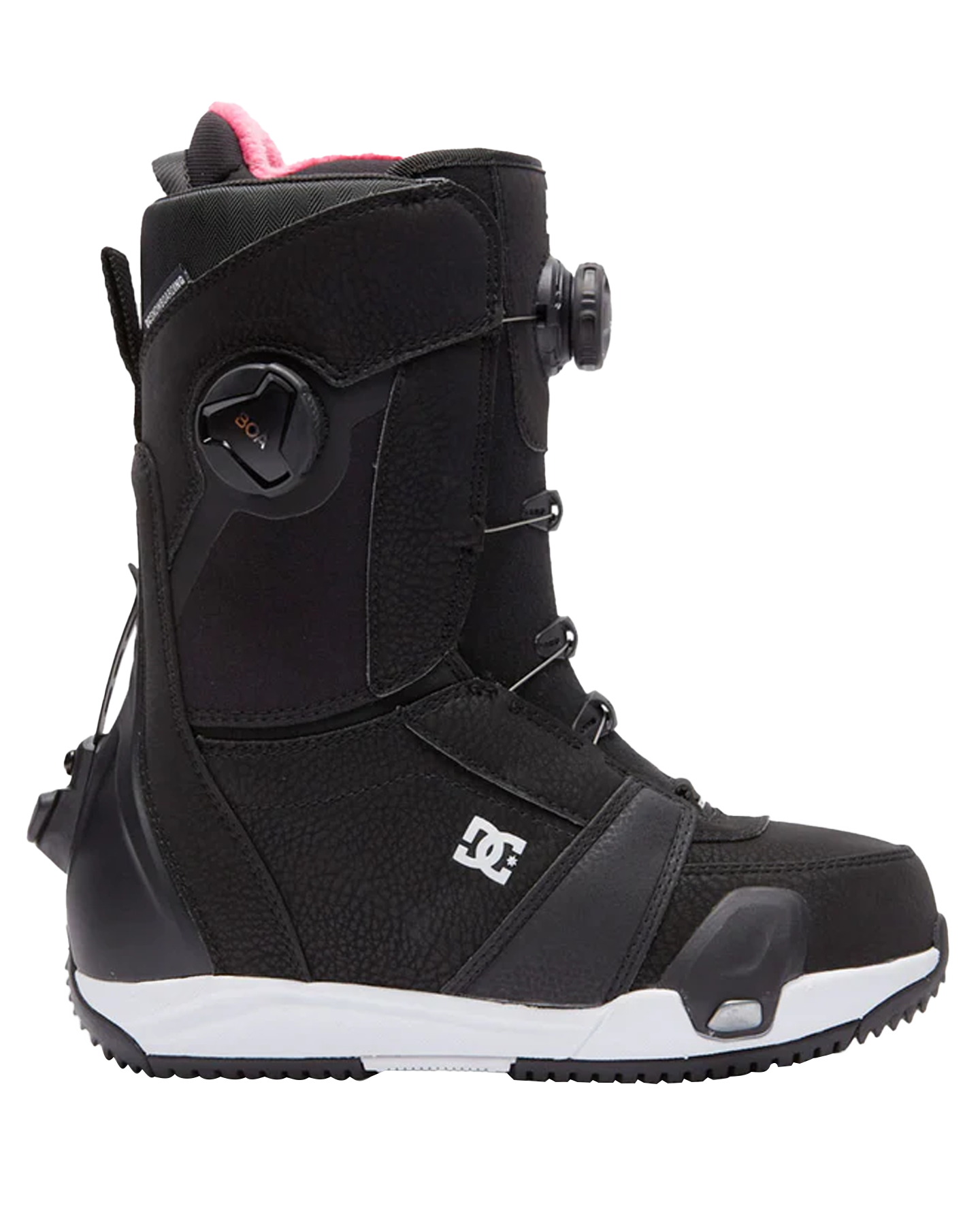 DC Lotus Step On Women's Snowboard Boots - Black / White / Black - 2023 Snowboard Boots - Trojan Wake Ski Snow