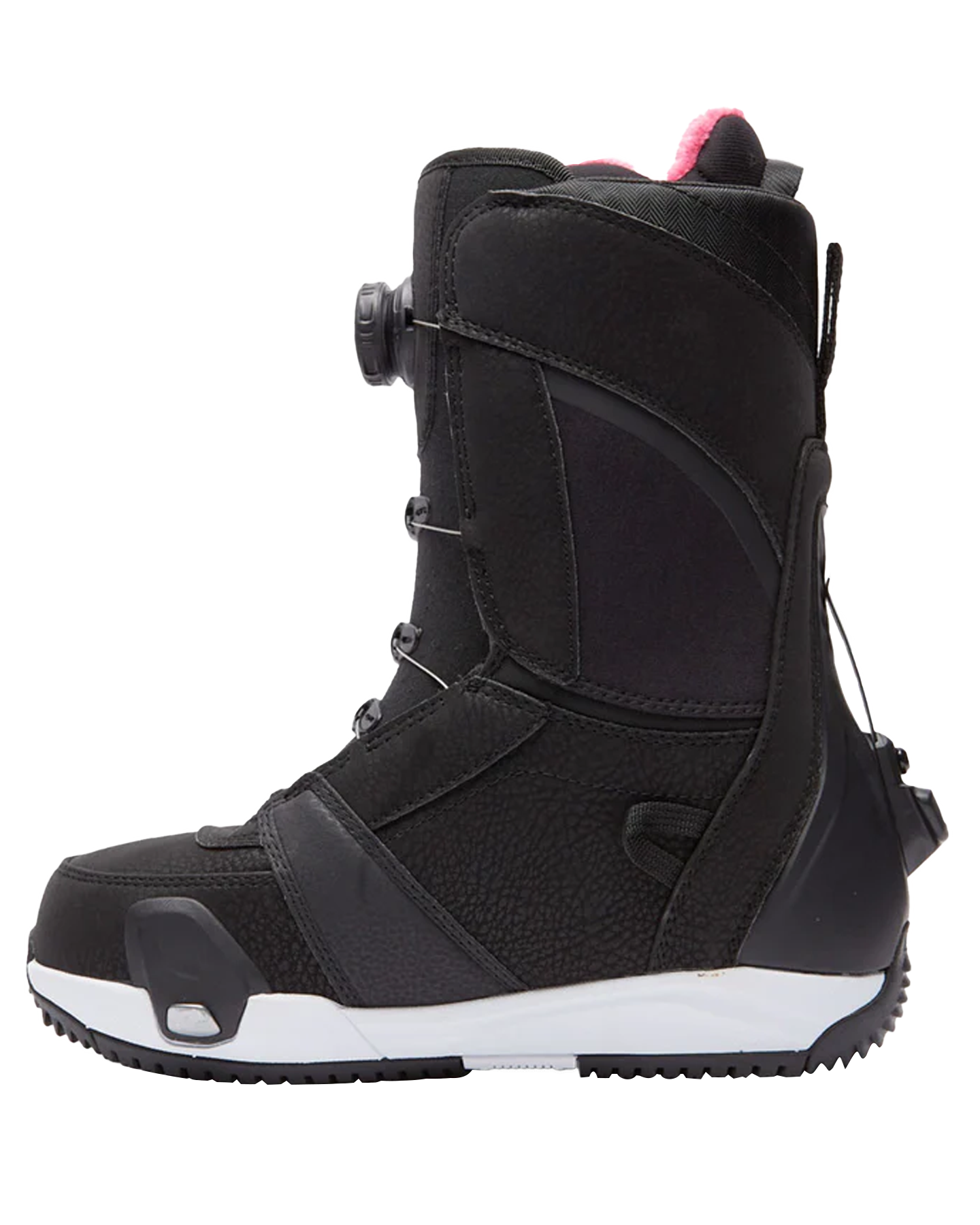 DC Lotus Step On Women's Snowboard Boots - Black / White / Black - 2023 Snowboard Boots - Trojan Wake Ski Snow