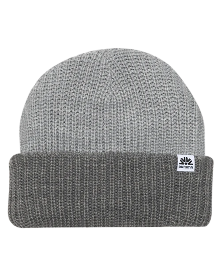 Autumn Dual Tone Beanie - Grey Beanies - Trojan Wake Ski Snow