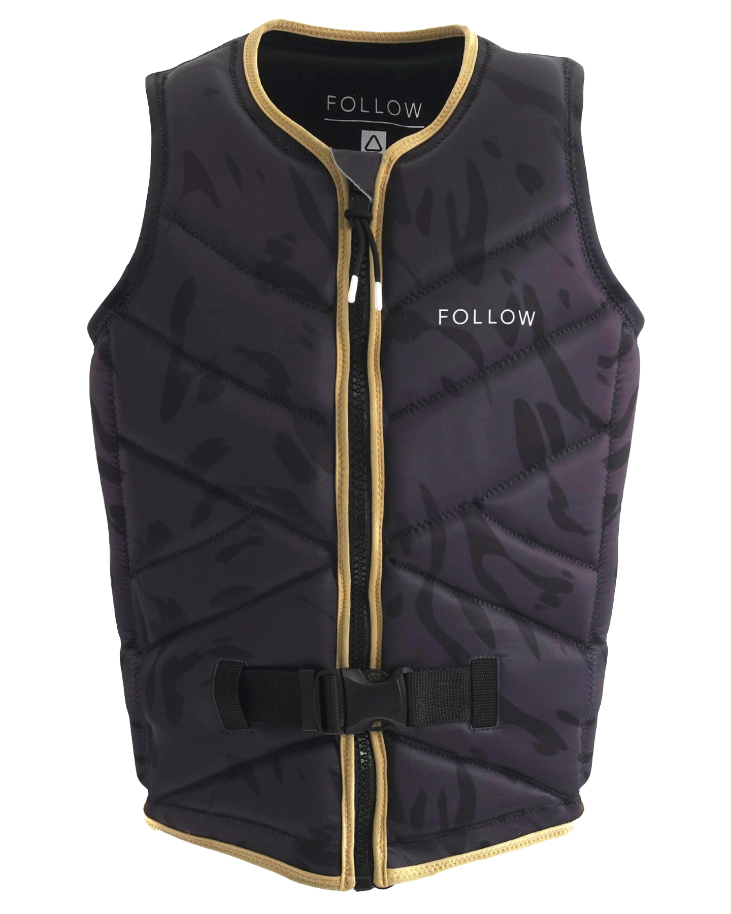 Follow Order 2 Women's Life Jacket - Black - 2024 Life Jackets - Trojan Wake Ski Snow