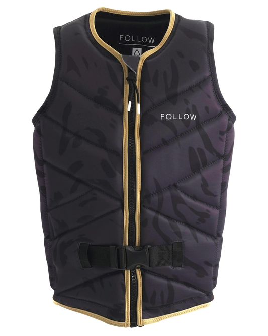 Follow Order 2 Women's Life Jacket - Black - 2024 Life Jackets - Trojan Wake Ski Snow