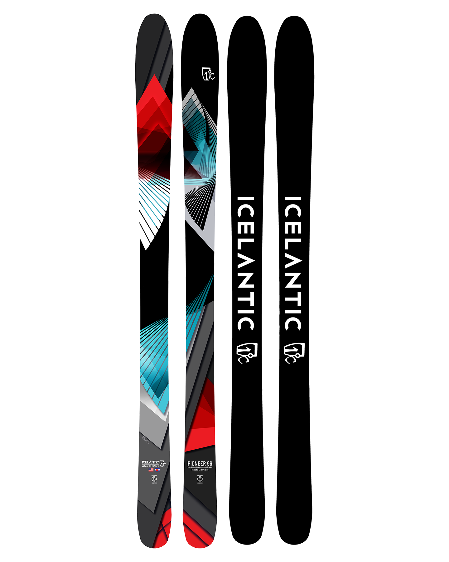 Icelantic Pioneer 96 Snow Skis - 2025 Snow Skis - Trojan Wake Ski Snow