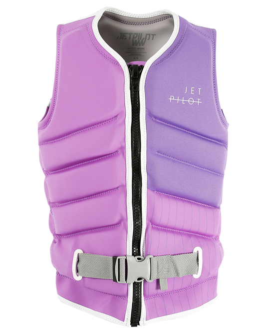 Jetpilot Pacer F/E Ladies Neo Vest - Purple - 2023 Life Jackets - Trojan Wake Ski Snow