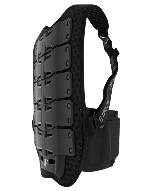 Jetpilot Protech Backbrace - Black - 2022 Jetski Protective Gear - Trojan Wake Ski Snow