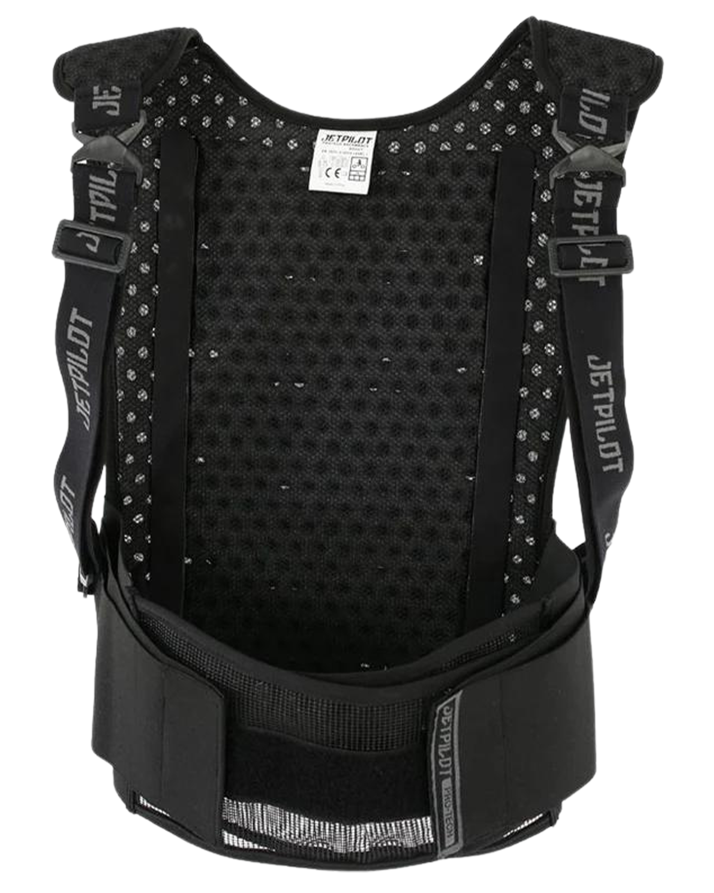 Jetpilot Protech Backbrace - Black - 2022 Jetski Protective Gear - Trojan Wake Ski Snow