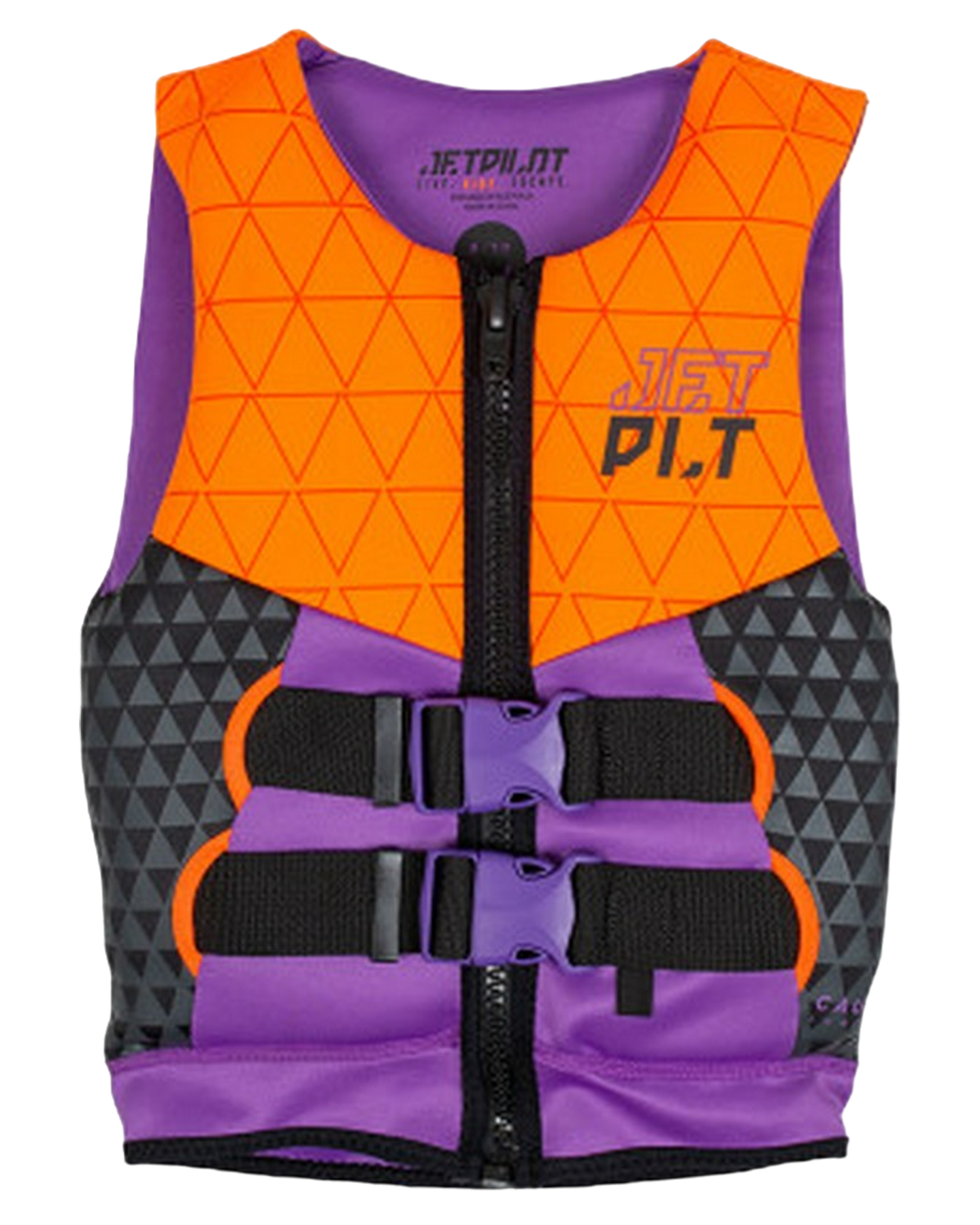 Jetpilot The Cause F/E Youth Neo Vest - Orange Level 50 - 2023 Life Jackets - Trojan Wake Ski Snow