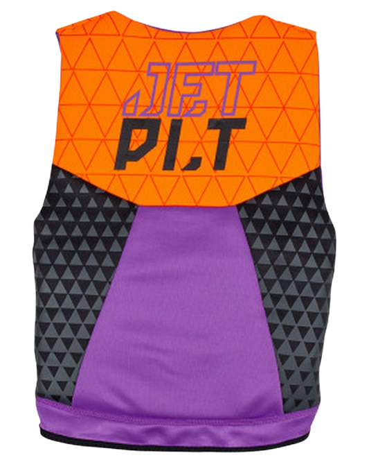 Jetpilot The Cause F/E Youth Neo Vest - Orange Level 50 - 2023 Life Jackets - Trojan Wake Ski Snow