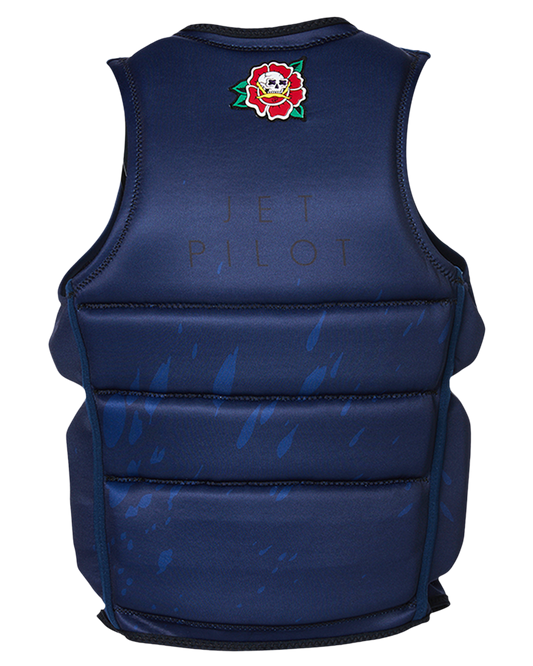 Jetpilot X1 Boys Youth Neo Vest Sub - Navy - 2023 Life Jackets - Trojan Wake Ski Snow