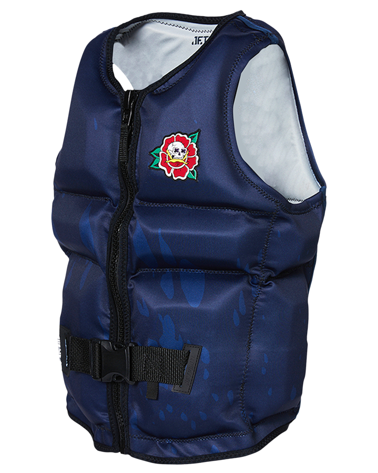 Jetpilot X1 Boys Youth Neo Vest Sub - Navy - 2023 Life Jackets - Trojan Wake Ski Snow