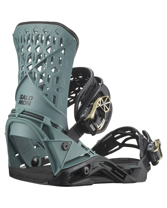 Salomon Highlander Snowboard Binding - Sagebrush Green Snowboard Bindings - Trojan Wake Ski Snow