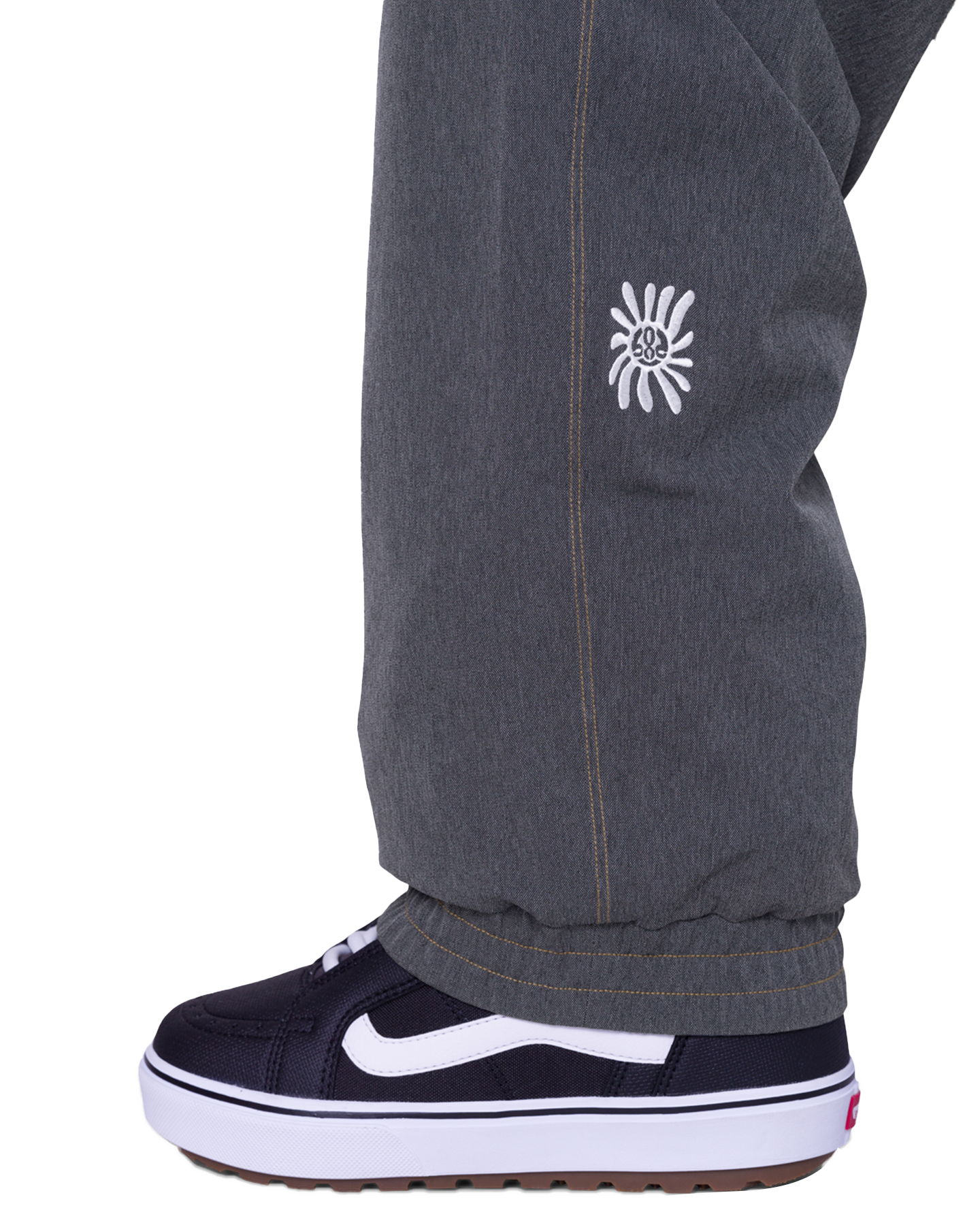 686 Men's Dojo Snow Pants - Black Denim Snow Pants - Trojan Wake Ski Snow