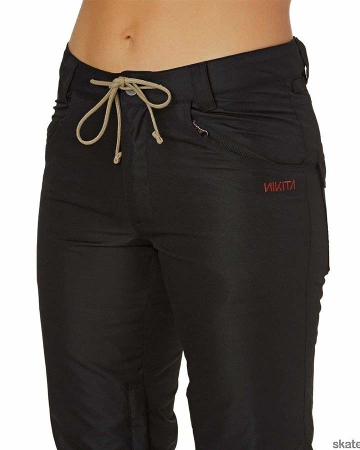 Nikita Womens Cedar Pant - Black Snow Pants - Trojan Wake Ski Snow