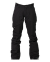 Nikita Womens White Pine Textured Pant - Black Snow Pants - Trojan Wake Ski Snow