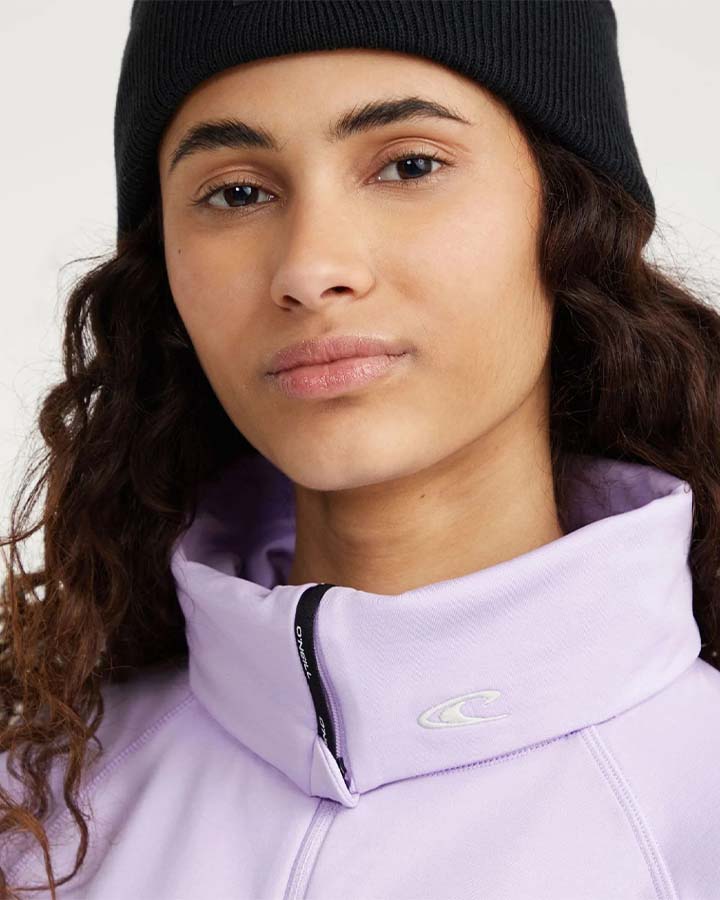 O'Neill Clime Half Zip Fleece  - Purple Rose Hoodies & Sweatshirts - Trojan Wake Ski Snow