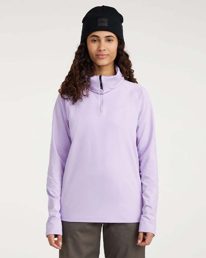 O'Neill Clime Half Zip Fleece  - Purple Rose Hoodies & Sweatshirts - Trojan Wake Ski Snow