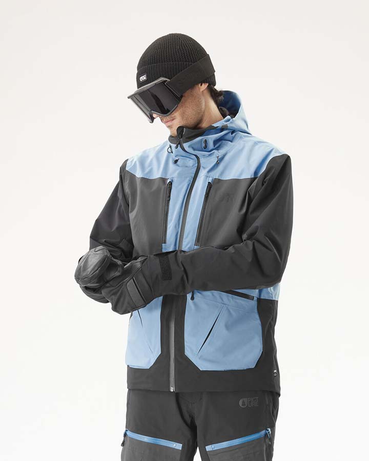 Picture Naikoon Jacket - Allure Blue-Black - 2024 Snow Jackets - Trojan Wake Ski Snow