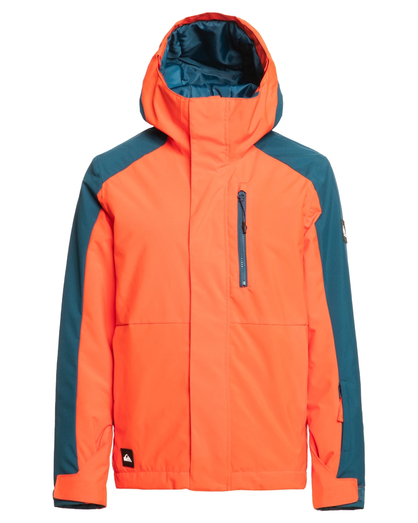 Quiksilver Boys' 4-16 Mission Block Technical Snow Jacket - Grenadine Snow Jackets - Trojan Wake Ski Snow