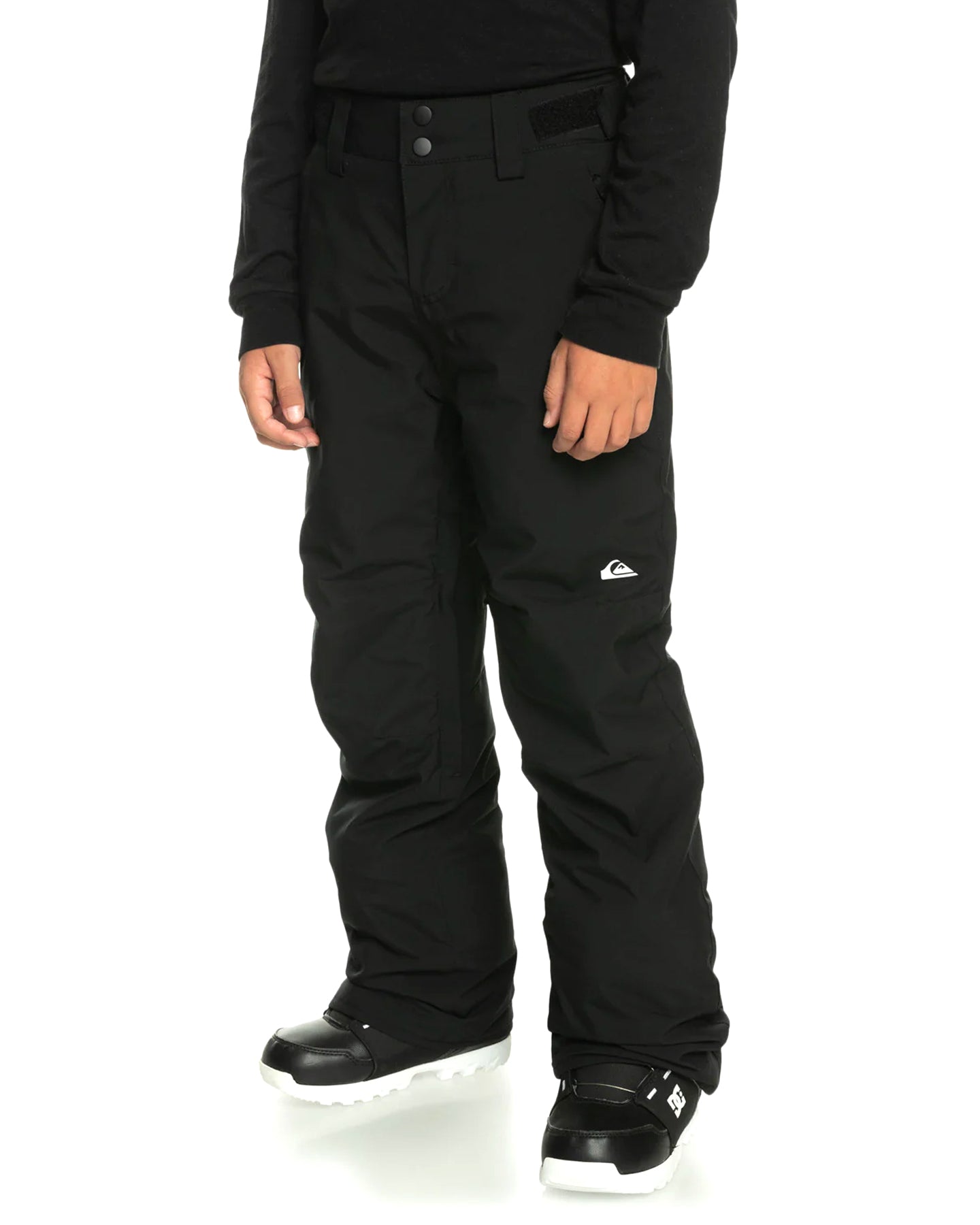 Quiksilver Boys' 8-16 Estate Snow Pants - True Black Snow Pants - Trojan Wake Ski Snow