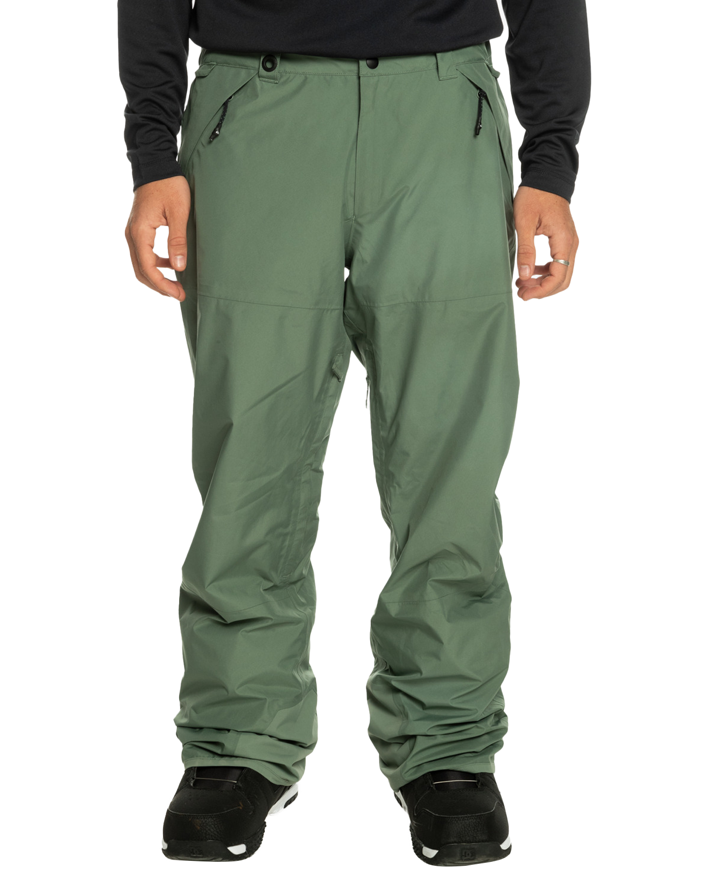 Quiksilver Men's Mission Gore-Tex® Snow Pants - Laurel Wreath Snow Pants - Trojan Wake Ski Snow