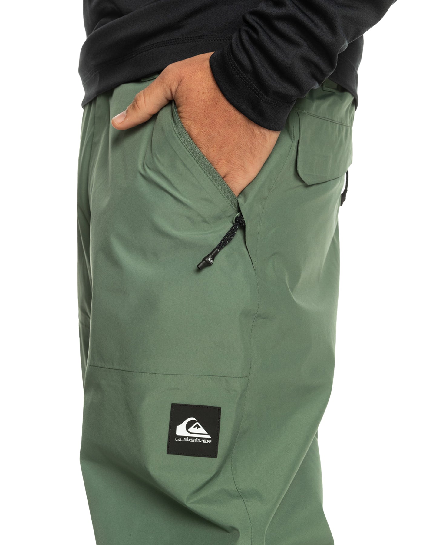 Quiksilver Men's Mission Gore-Tex® Snow Pants - Laurel Wreath Snow Pants - Trojan Wake Ski Snow