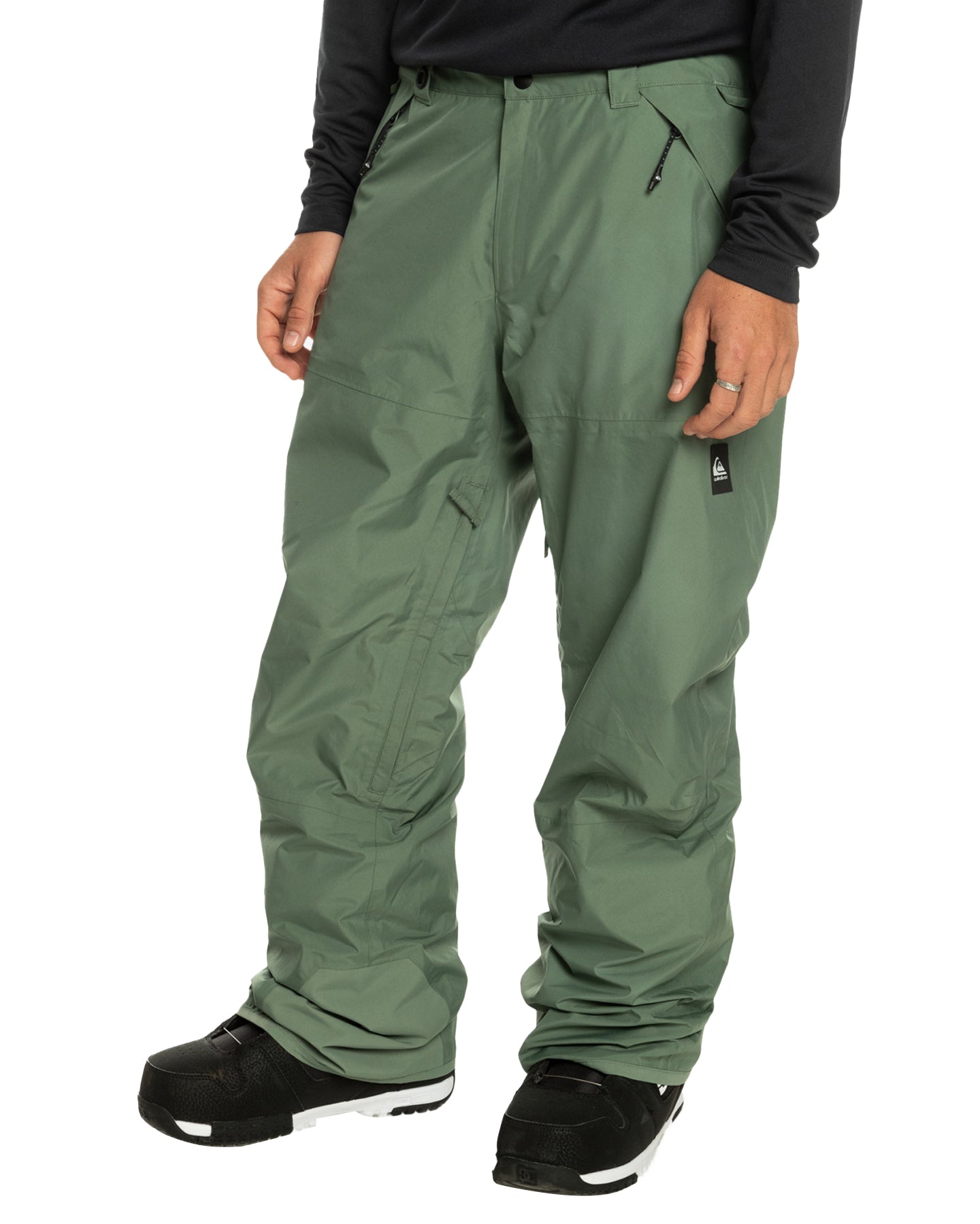 Quiksilver Men's Mission Gore-Tex® Snow Pants - Laurel Wreath Snow Pants - Trojan Wake Ski Snow