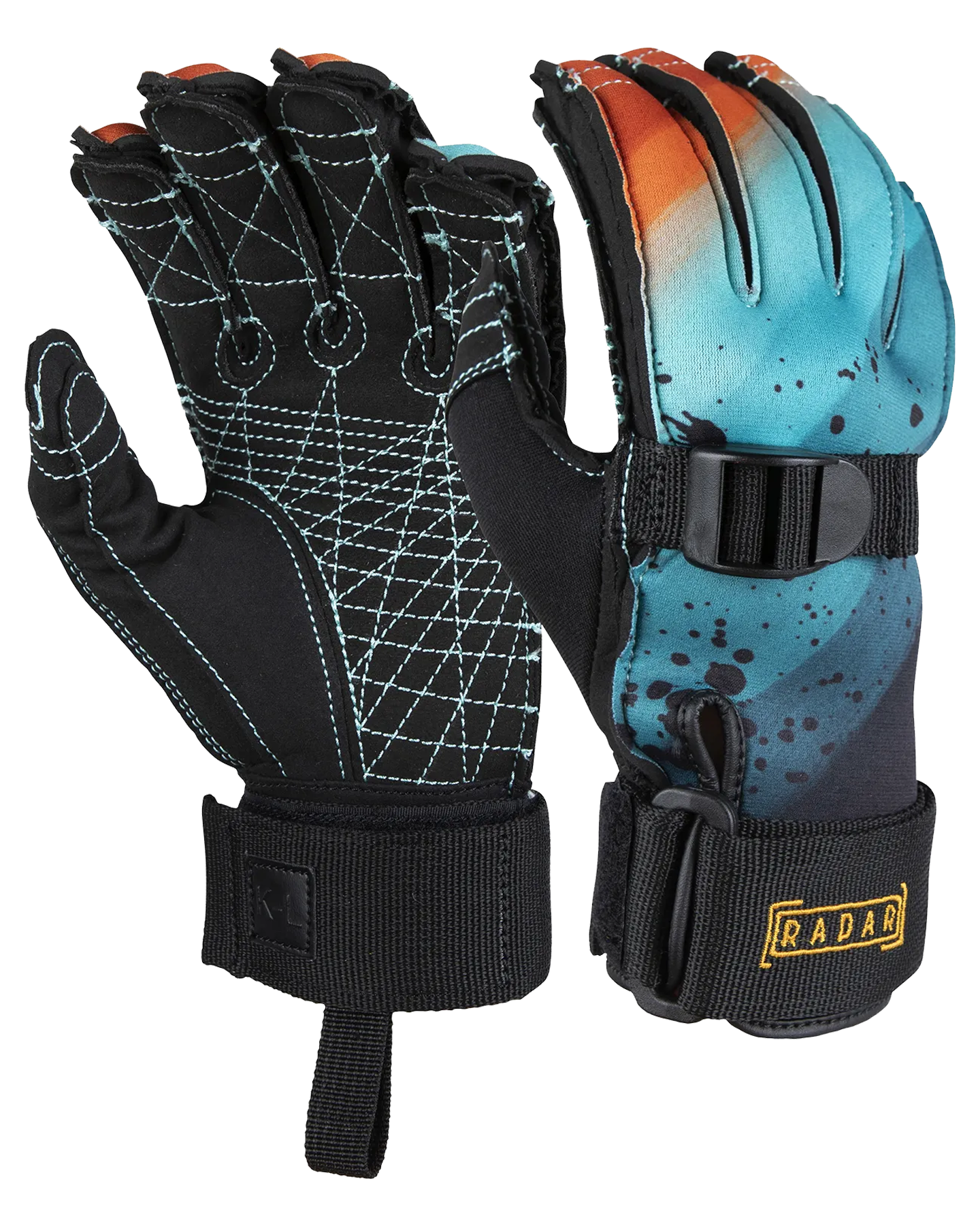 Radar TRA Kids' Waterski Gloves - 2023 Waterski Gloves - Trojan Wake Ski Snow