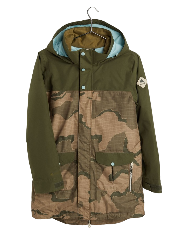 Burton Women's GORE‑TEX Eyris Snow Jacket - Keef / Barren Camo Snow Jackets - Trojan Wake Ski Snow