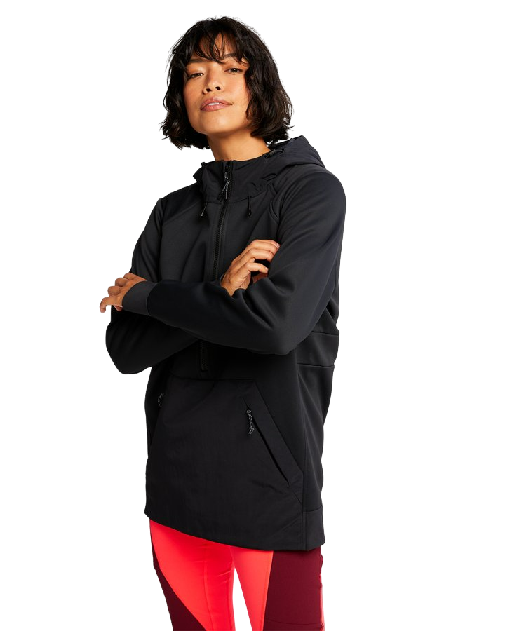 Burton Women's Crown Weatherproof Performance Pullover Hoodie - True Black - 2022 Hoodies & Sweatshirts - Trojan Wake Ski Snow