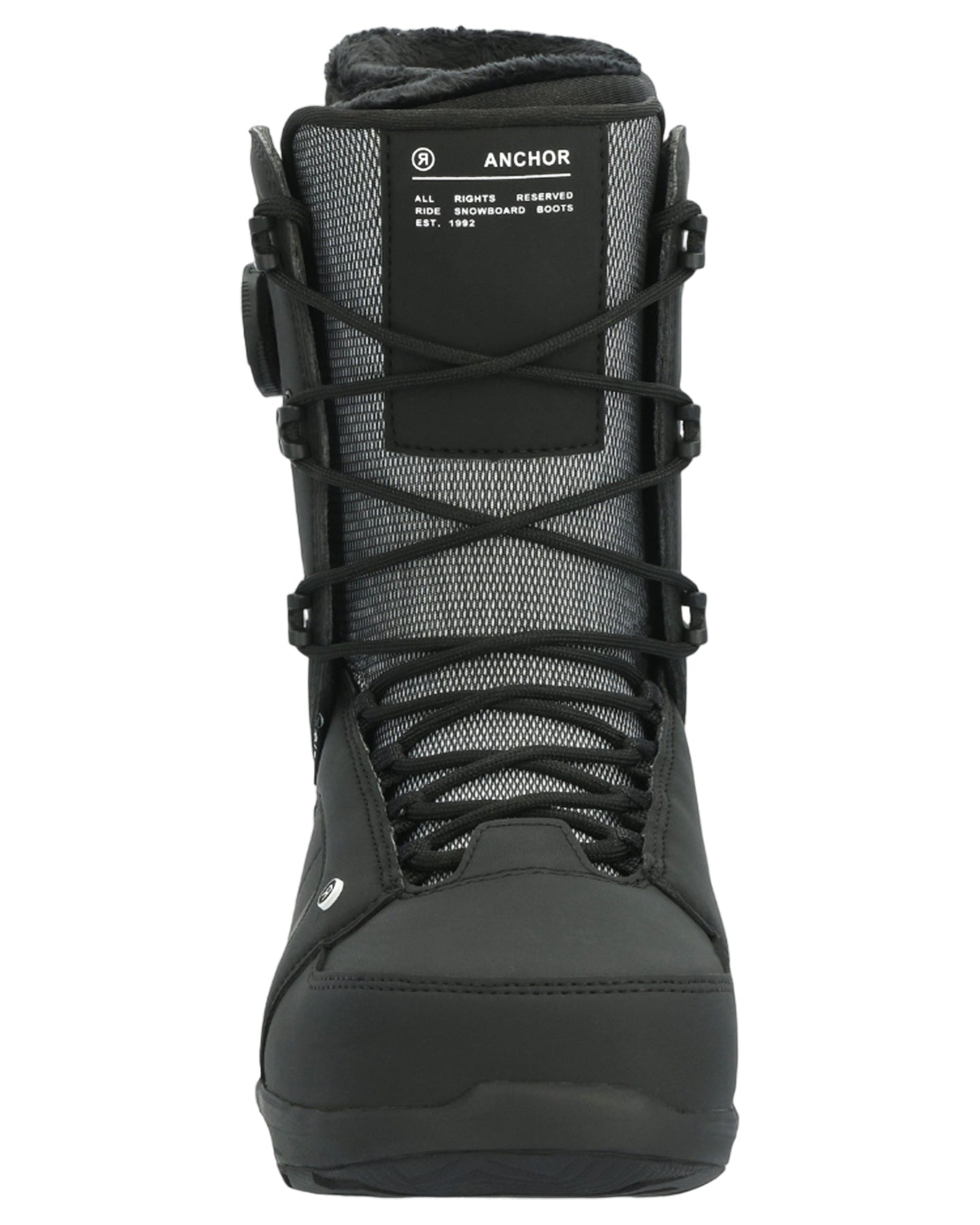 Ride Anchor Snowboard Boots - Black - 2024 Snowboard Boots - Trojan Wake Ski Snow