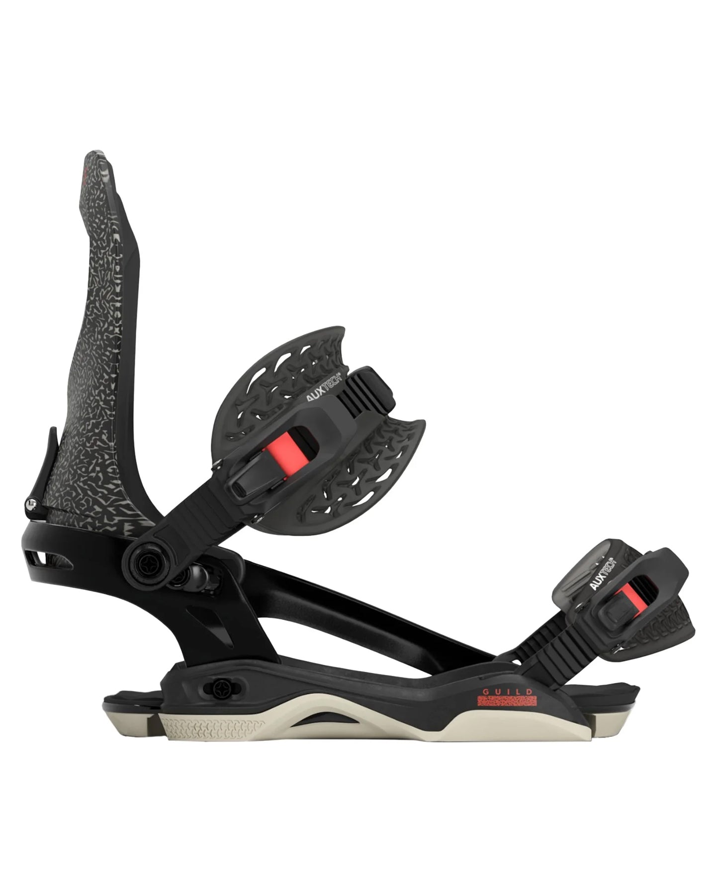 Rome Guild Women's Snowboard Bindings - Black/Speckle - 2024 Snowboard Bindings - Trojan Wake Ski Snow