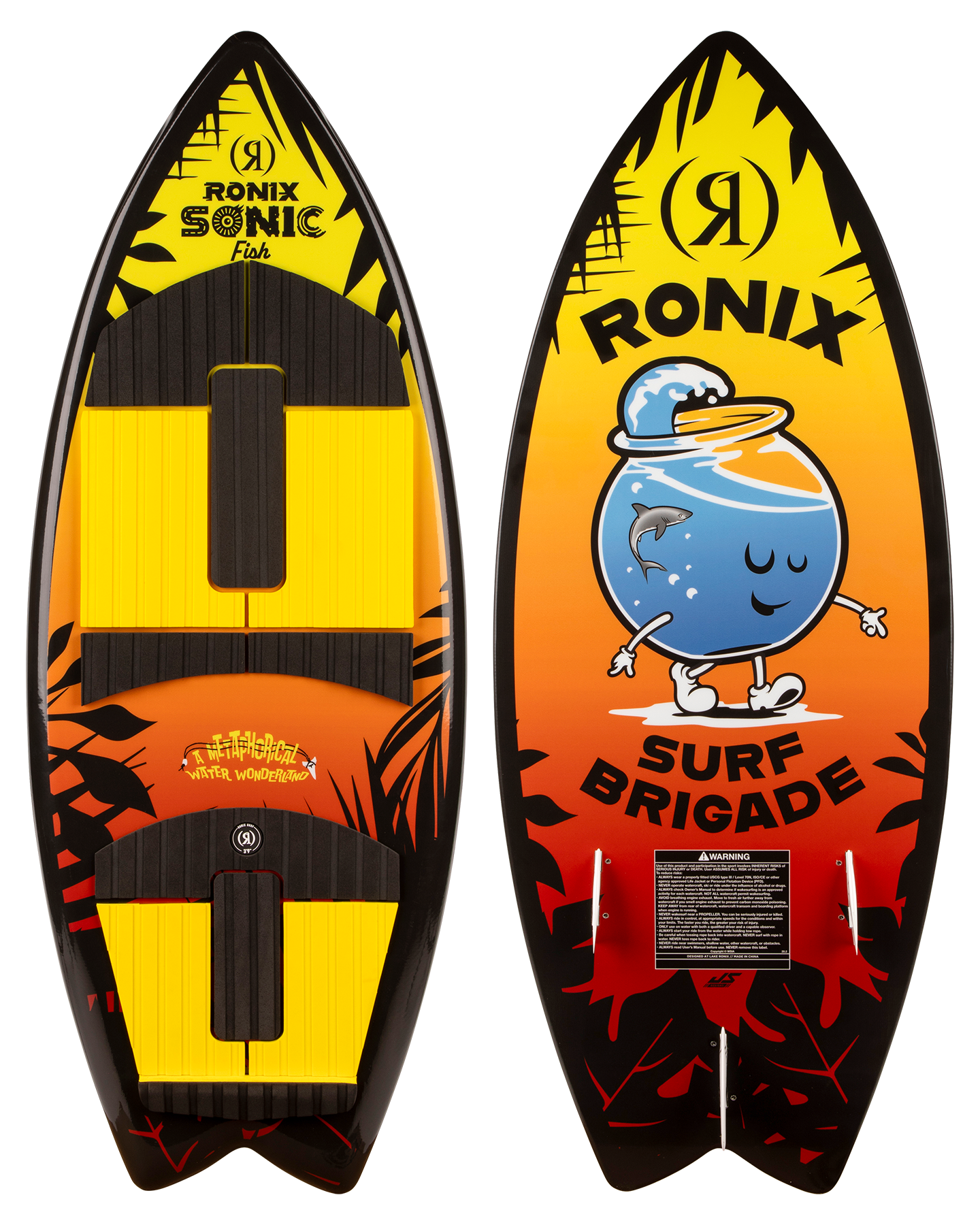 Ronix Sonic Fish Kids' Wakesurf - 2025 Wakesurf - Trojan Wake Ski Snow