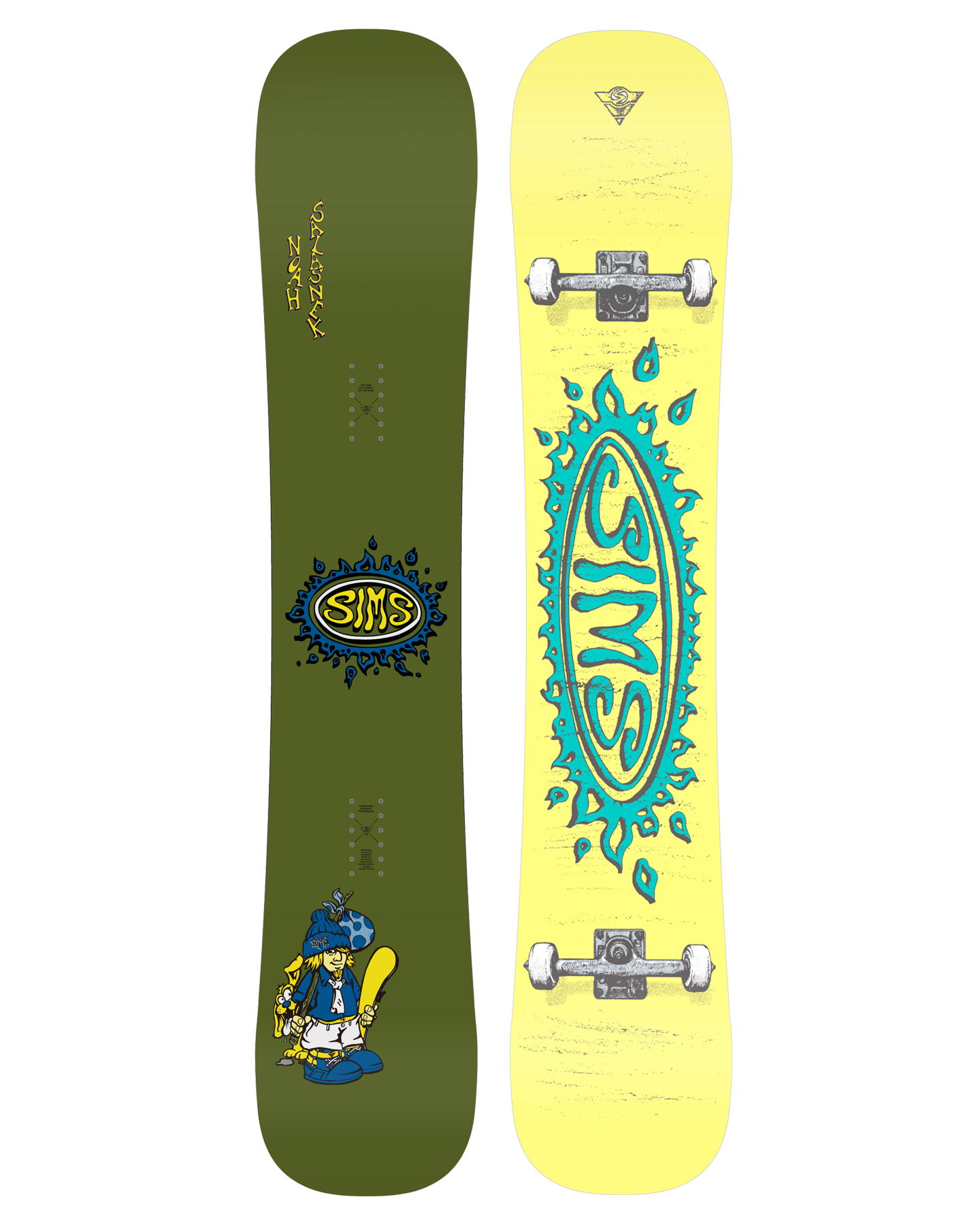 Sims Noah Nub Snowboard - 2025 Snowboards - Trojan Wake Ski Snow