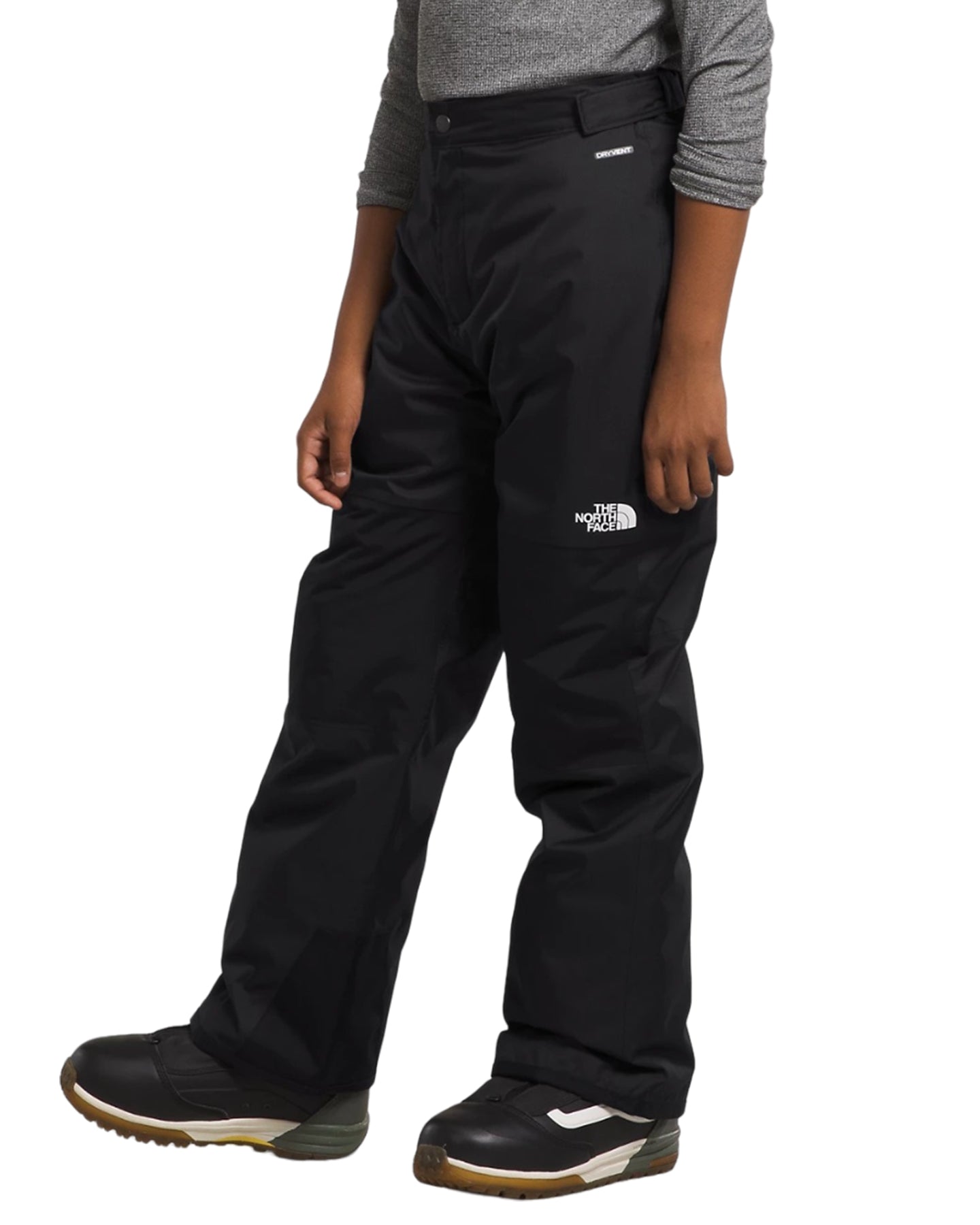 The North Face Boys' Freedom Insulated Snow Pants - Tnf Black Snow Pants - Trojan Wake Ski Snow