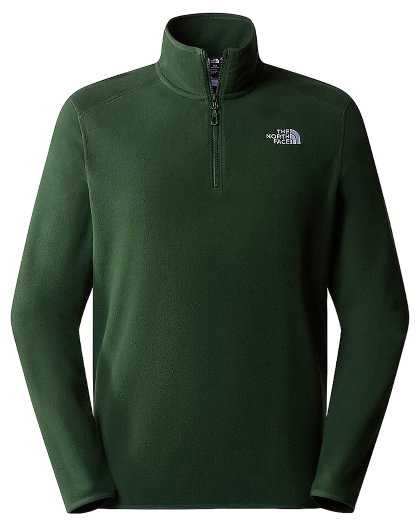 The North Face Men's 100 Glacier 1/4 Zip Fleece - Pine Needle Hoodies & Sweatshirts - Trojan Wake Ski Snow