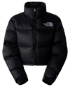 The North Face Women's Nuptse Short Jacket - Tnf Black Snow Jackets - Trojan Wake Ski Snow