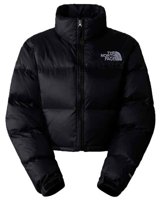 The North Face Women's Nuptse Short Jacket - Tnf Black Snow Jackets - Trojan Wake Ski Snow