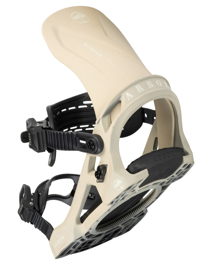 Arbor Acacia Womens Snowboard Binding - Sand - 2023 Snowboard Bindings - Trojan Wake Ski Snow