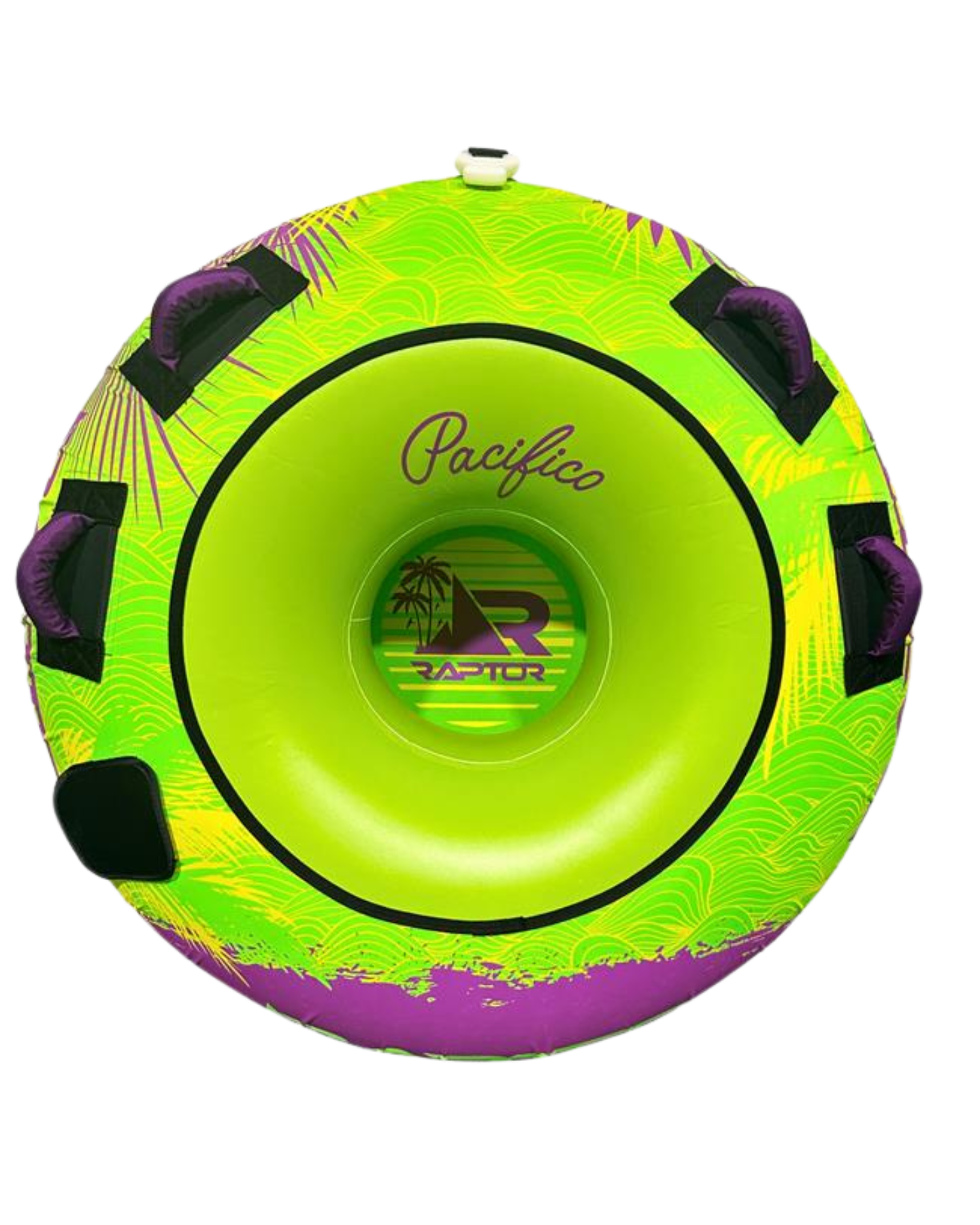 Raptor Pacifico - Green/Purple Tubes, 1 Person Tubes - Trojan Wake Ski Snow