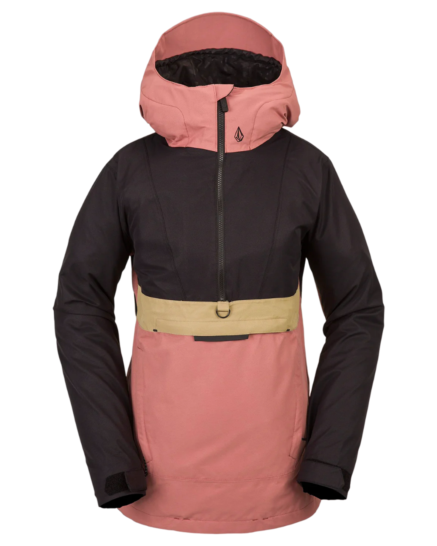 Volcom Ashfield Pullover - Earth Pink Snow Jackets - Trojan Wake Ski Snow