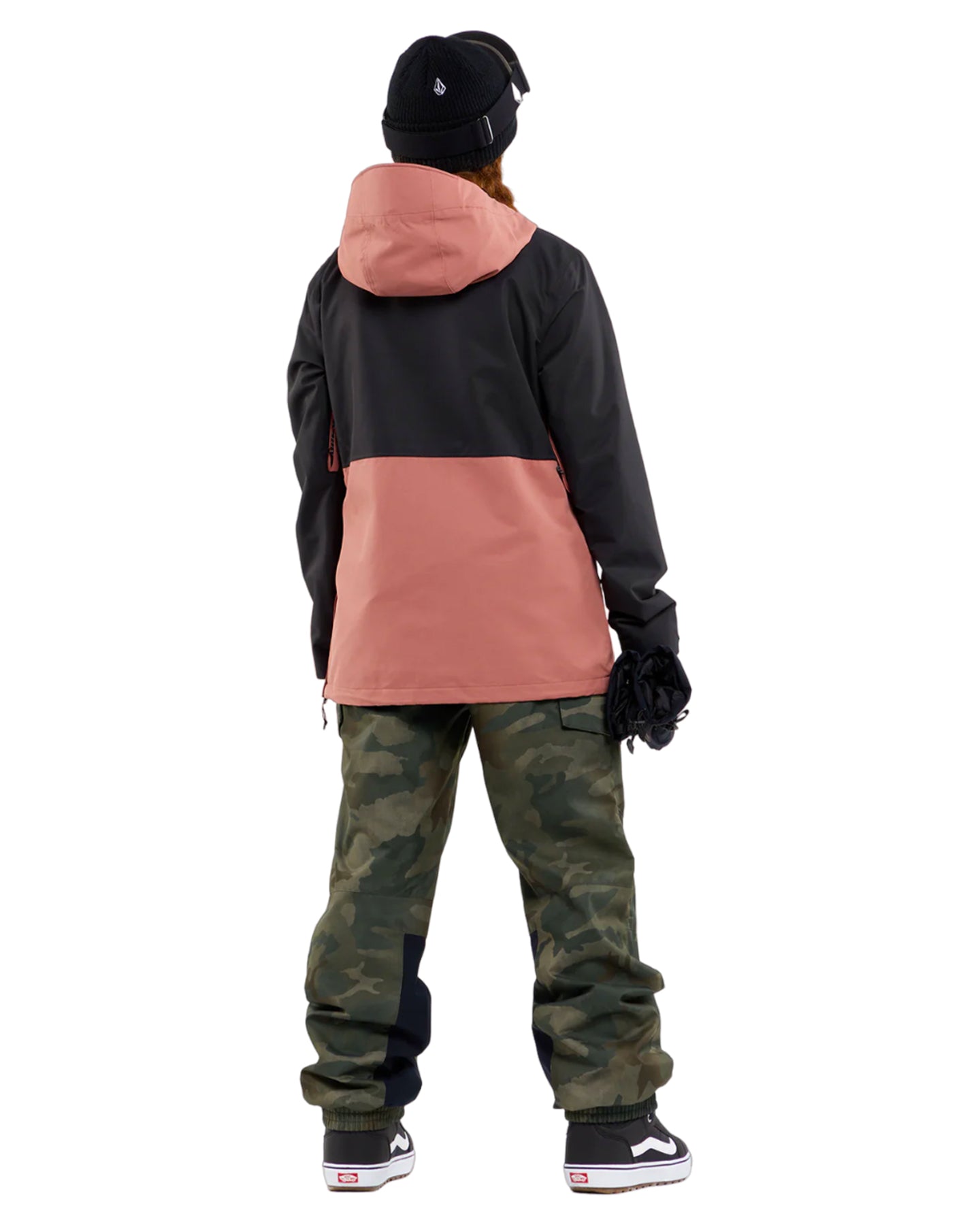 Volcom Ashfield Pullover - Earth Pink Snow Jackets - Trojan Wake Ski Snow