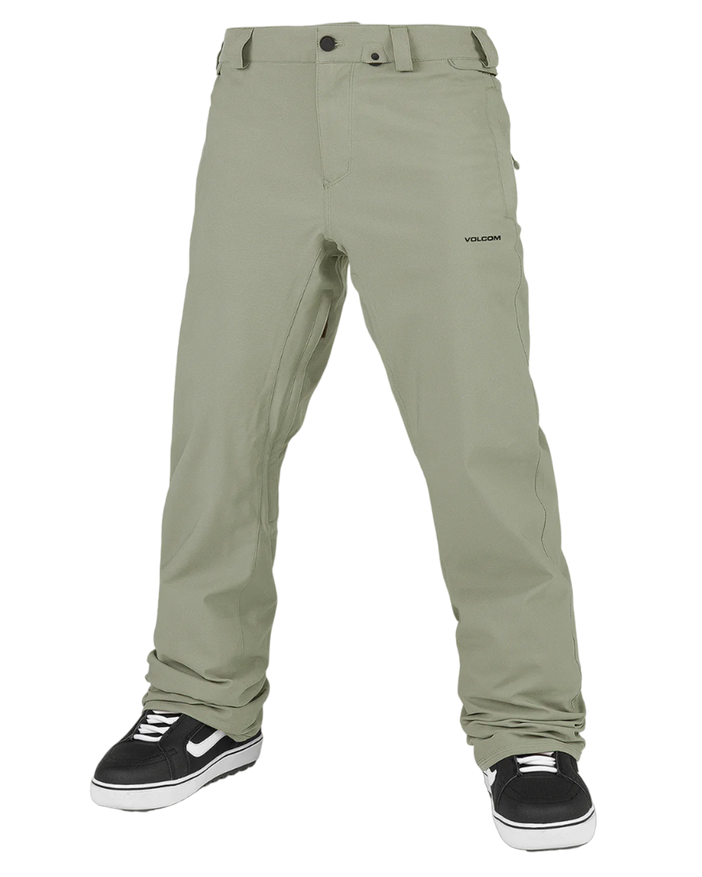 Volcom Freakin Snow Chino - Light Military | Shop Snow Pants & Suits at ...