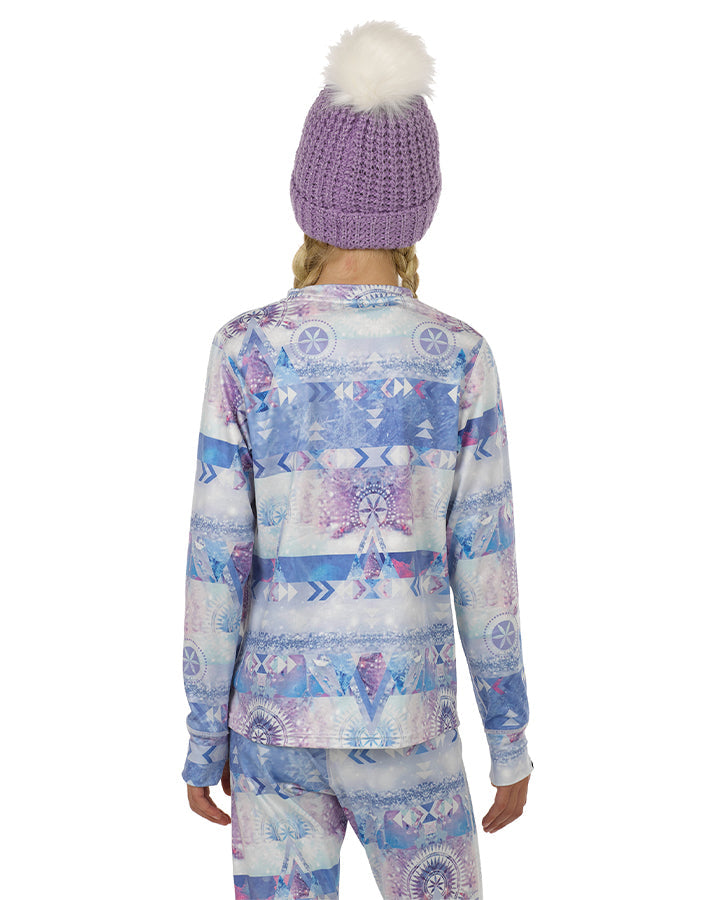 Rojo Jyndie Girl's Crew Neck Thermal Top - Eira Thermals - Trojan Wake Ski Snow