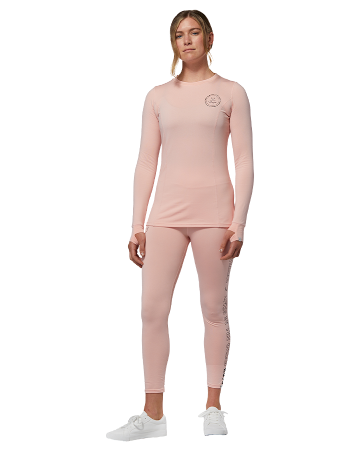 Rojo Tranquility Park Women's Thermal Bottom - English Rose Thermals - Trojan Wake Ski Snow