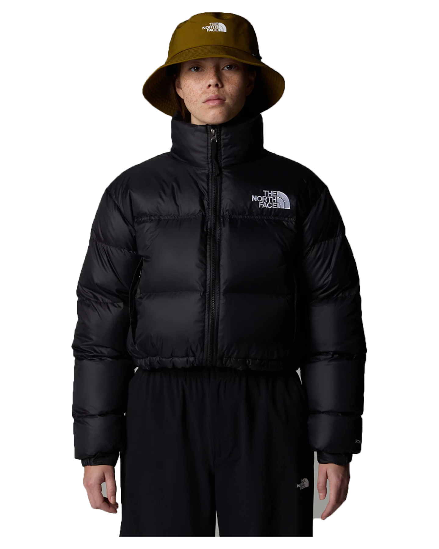 The North Face Women's Nuptse Short Jacket - Tnf Black Snow Jackets - Trojan Wake Ski Snow