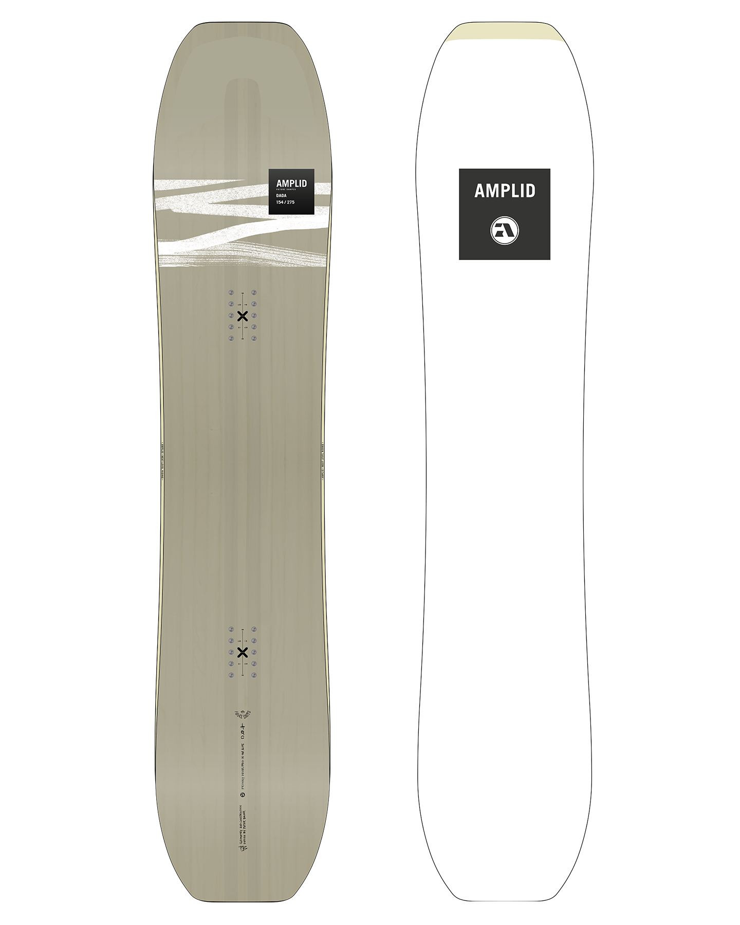 Amplid The Dada Snowboard - 2025 Snowboards - Trojan Wake Ski Snow