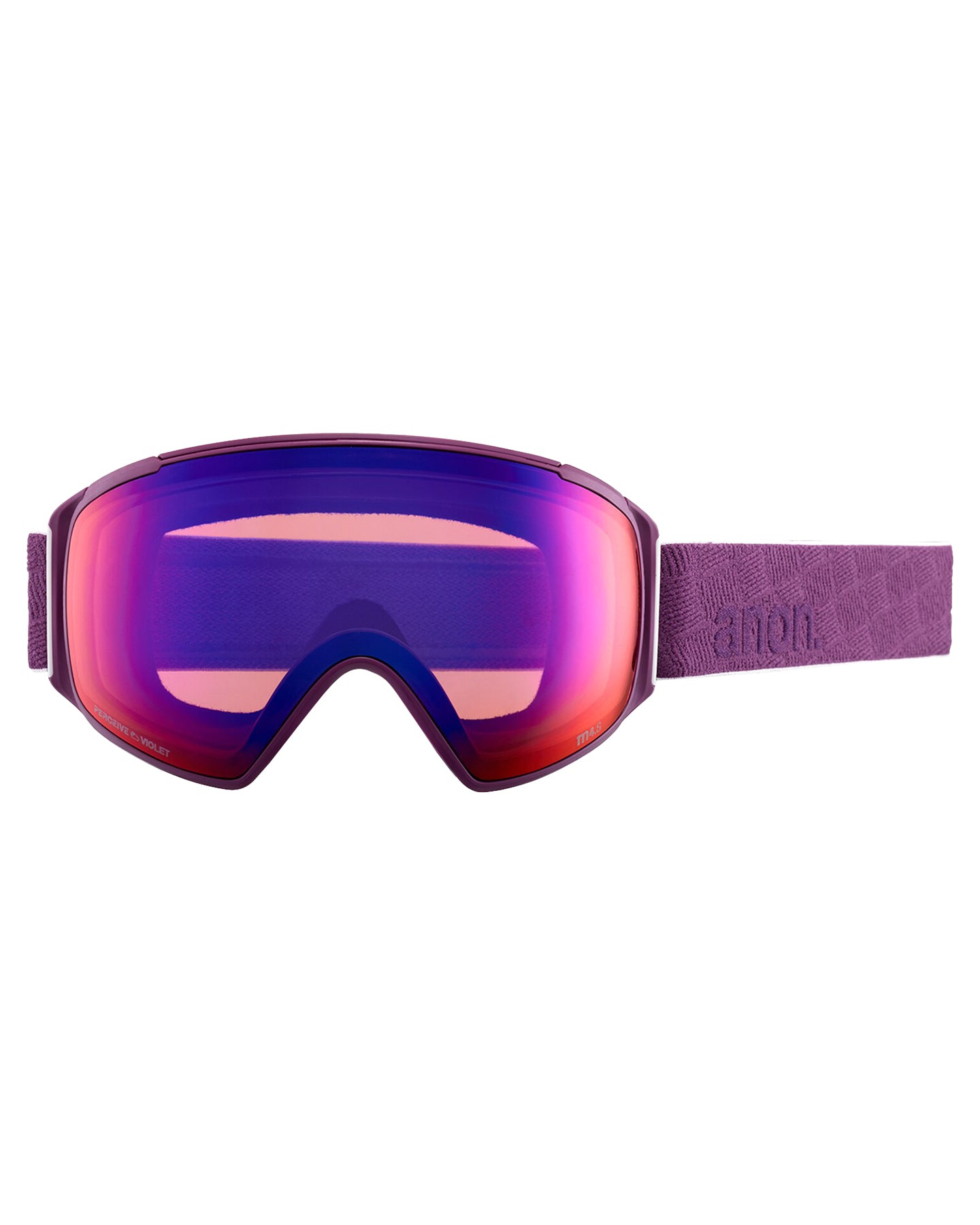 Anon M4S Toric Snow Goggles + Bonus Lens + Mfi® Face Mask - Grape/Perceive Sunny Onyx Lens Snow Goggles - Trojan Wake Ski Snow