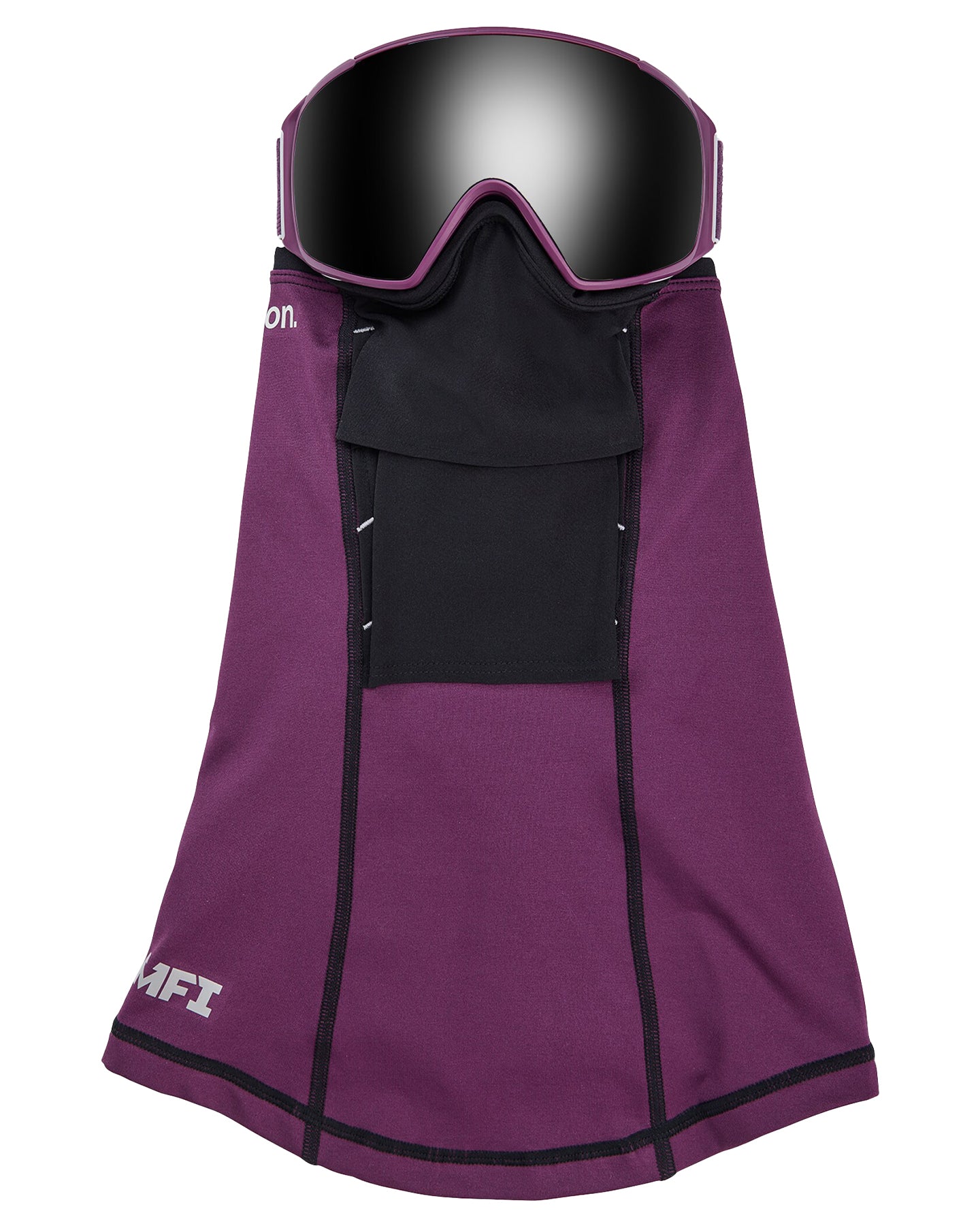 Anon M4S Toric Snow Goggles + Bonus Lens + Mfi® Face Mask - Grape/Perceive Sunny Onyx Lens Snow Goggles - Trojan Wake Ski Snow