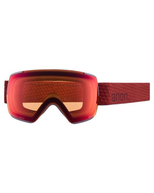 Anon M5S Low Bridge Snow Goggles - Mars/Perceive Sunny Red Lens Snow Goggles - Trojan Wake Ski Snow