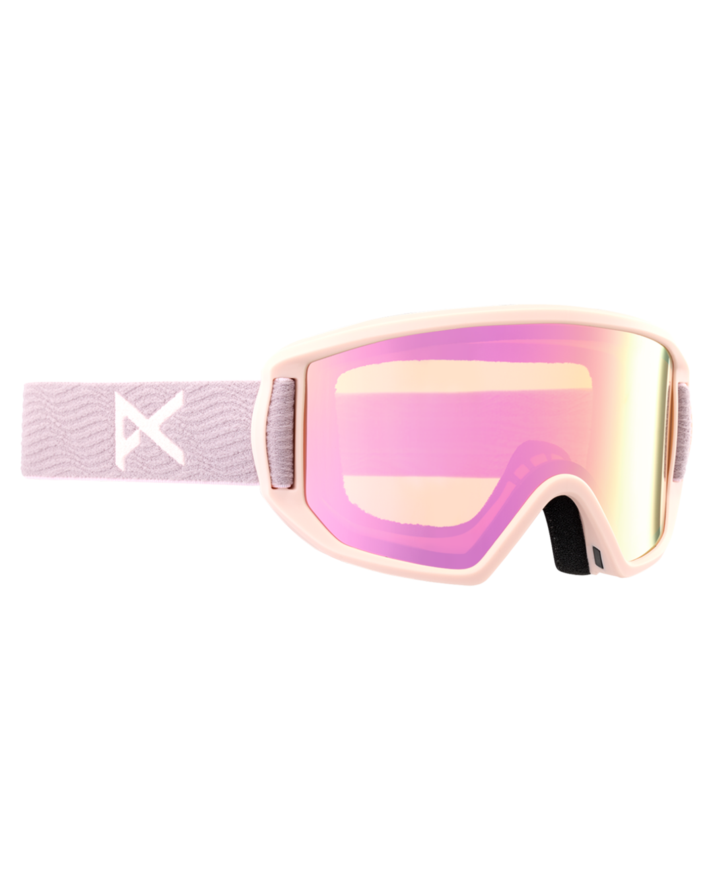 Anon Relapse Jr. Low Bridge Fit Snow Goggles + MFI - Elderberry / Pink Amber Snow Goggles - Trojan Wake Ski Snow